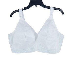 Playtex 18 Hr Bra Size 50C White Sensational Support Wireless